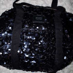 VS travel duffle black sequined
